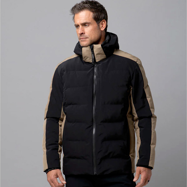 Man wearing a Capranea ski jacket